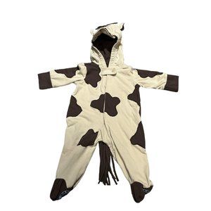 CRE8IONS COW Costume Hooded 6 Months One-sie Hook Halloween
